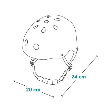 Lionelo - laste kiiver HELMET valge