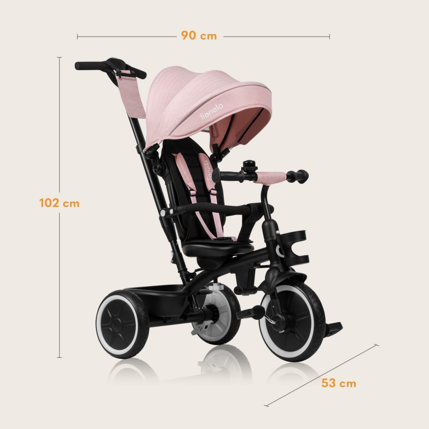 Lionelo - laste kolmeratas BERRY Pink Rose