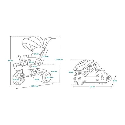 Lionelo - laste kolmeratas TRIS hall