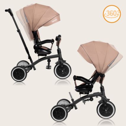 Lionelo - laste kolmeratas TRIS PLUS Beige Sand