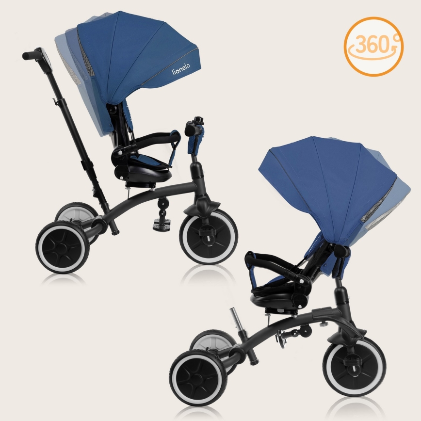 Lionelo - Laste kolmeratas TRIS PLUS Blue Denim