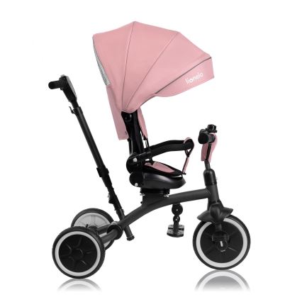 Lionelo - Laste kolmeratas TRIS PLUS Pink Rose