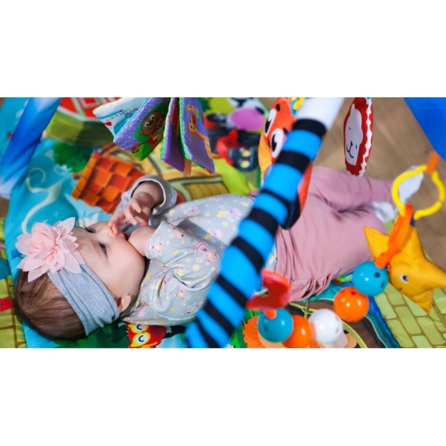 Lionelo - laste mängumatt majakesega AGNES PLUS