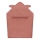 Lionelo - Laste rätik kapuutsiga MUSLIN HOODED TOWEL Punane Korall