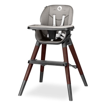 Lionelo - laste söögitool 2-ühes MONA Black Onyx