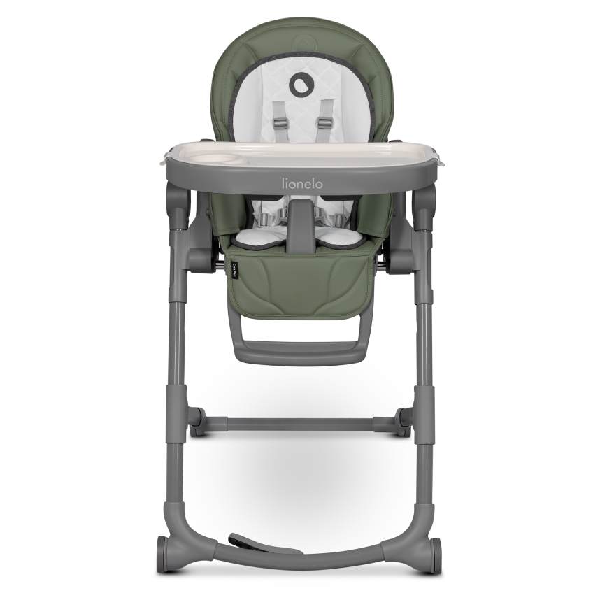 Lionelo - laste söögitool 2‑ühes CORA PLUS oliiviroheline