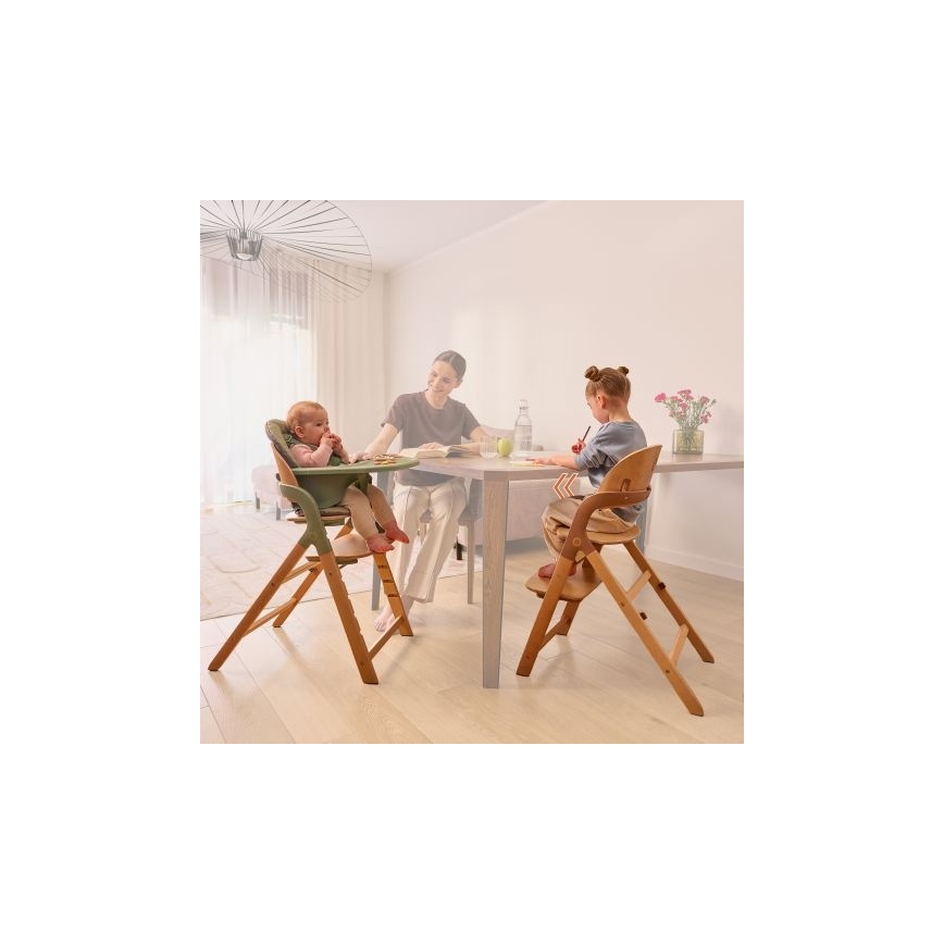 Lionelo - laste söögitool 3-ühes MEGAN Grey Wood