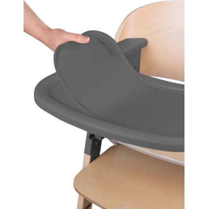 Lionelo - laste söögitool 3-ühes MEGAN hall puit