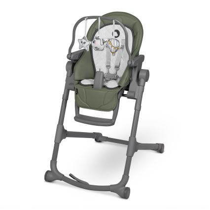 Lionelo - laste söögitool CORA PLUS, oliiviroheline