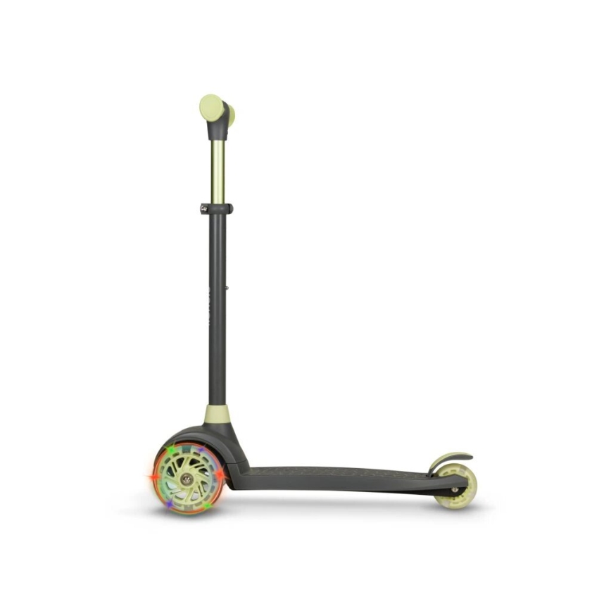 Lionelo - Laste tõukeratas JESSY 3xAA hall/roheline