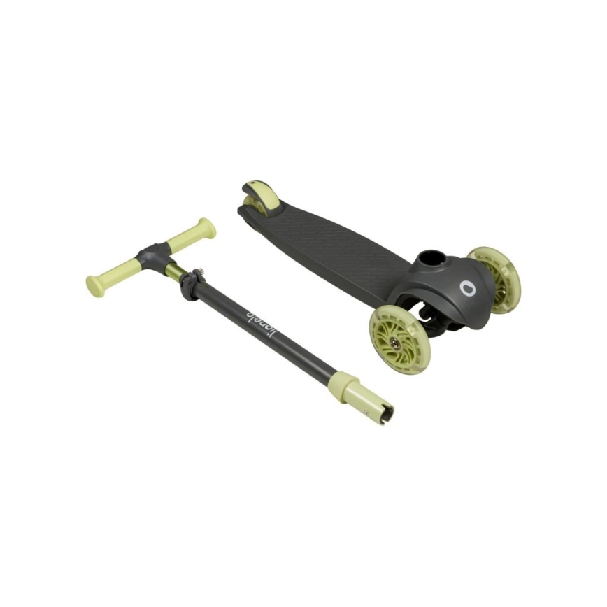 Lionelo - Laste tõukeratas JESSY 3xAA hall/roheline