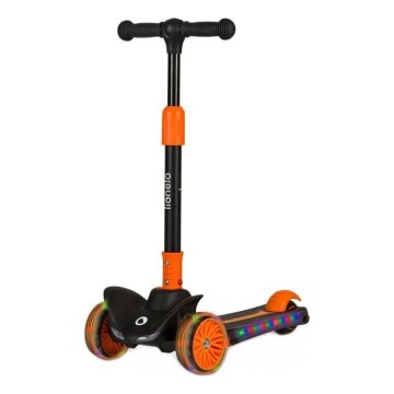 Lionelo - Laste tõukeratas TIMMY 3xAA oranž/must