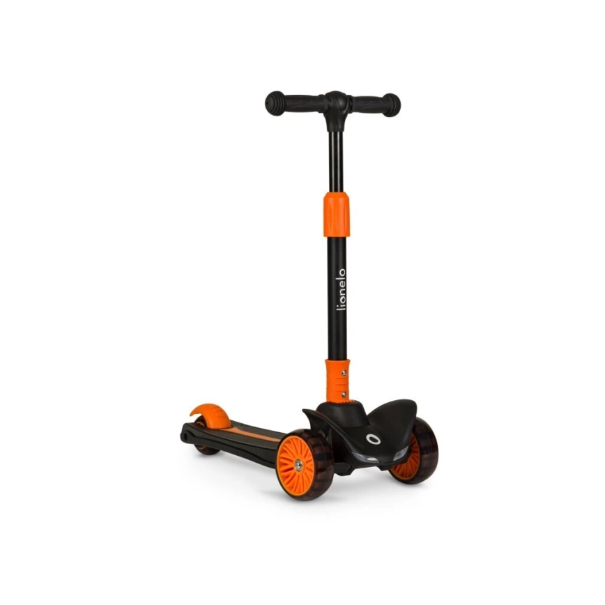 Lionelo - Laste tõukeratas TIMMY 3xAA oranž/must