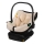 Lionelo - Laste turvatool alusega ASTRID SET i-Size 40-87 cm liivbeež