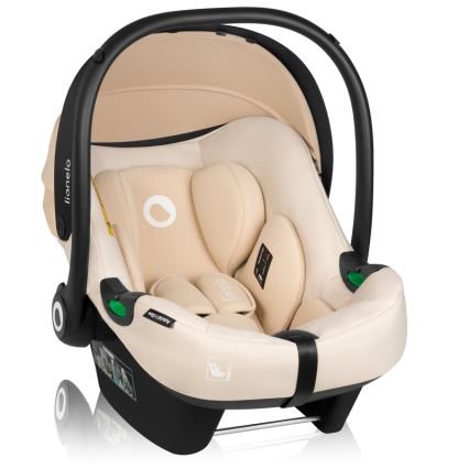 Lionelo - Laste turvatool alusega ASTRID SET i-Size 40-87 cm liivbeež