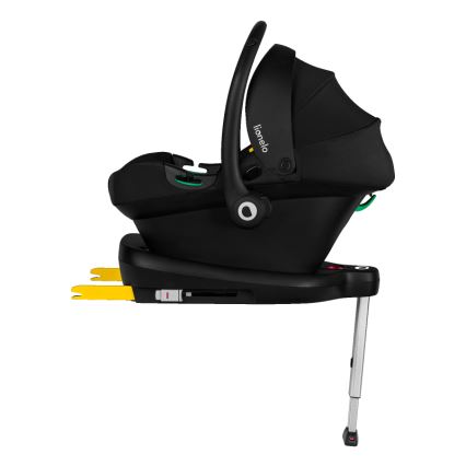 Lionelo - Laste turvatool alusega ASTRID SET i-Size 40-87 cm must-hall