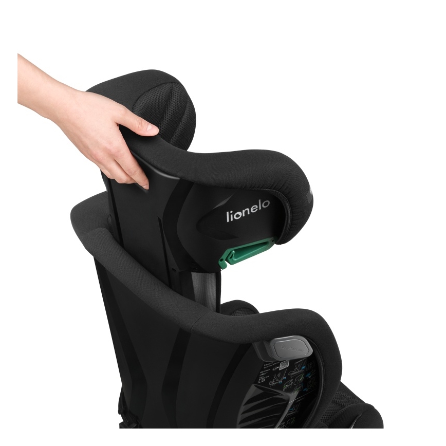 Lionelo - Laste turvatool IGO i-Size 100-150 cm Black Carbon