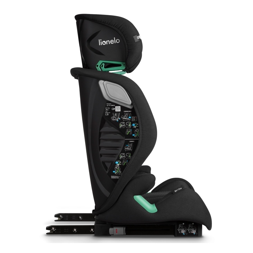 Lionelo - Laste turvatool IGO i-Size 100-150 cm Black Carbon
