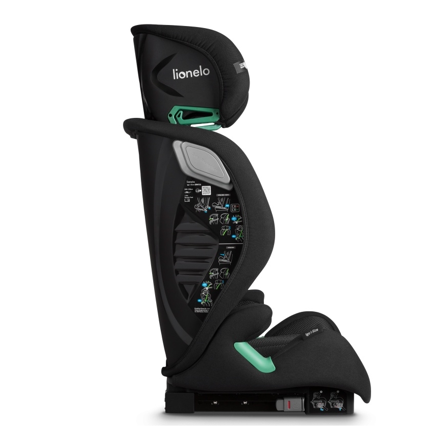 Lionelo - Laste turvatool IGO i-Size 100-150 cm Black Carbon