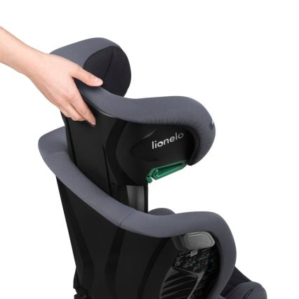 Lionelo - Laste turvatool IGO i-Size 100-150 cm grafiithall