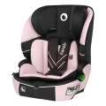 Lionelo - Laste turvatool LEVI FIX i-Size 76-150 cm beebiroosa