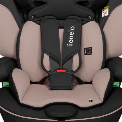 Lionelo - Laste turvatool LEVI i-Size 76-150 cm beež latte