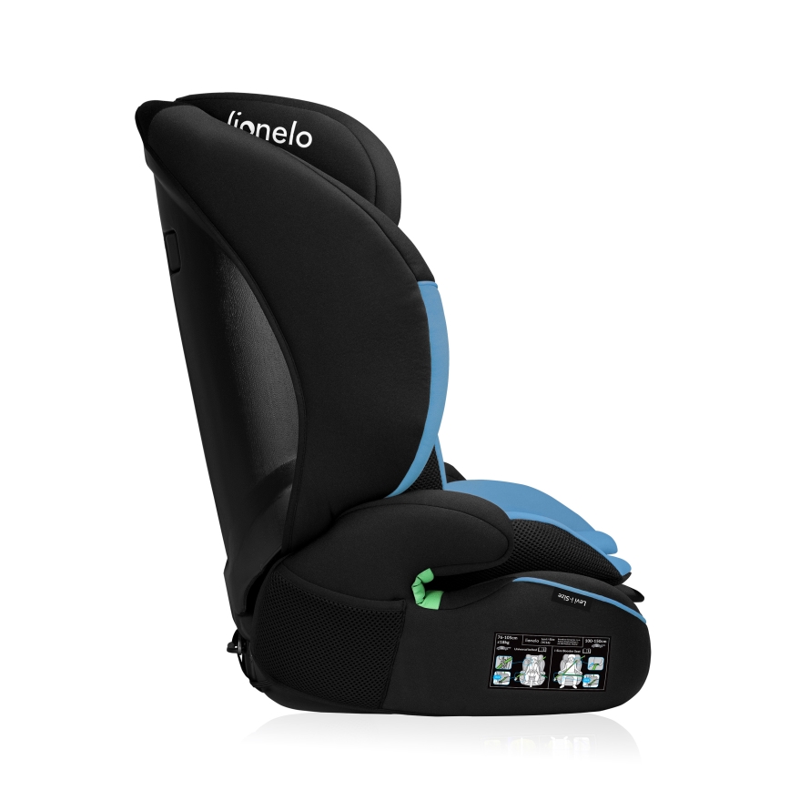 Lionelo - laste turvatool LEVI i-Size 76-150 cm Koobaltisinine