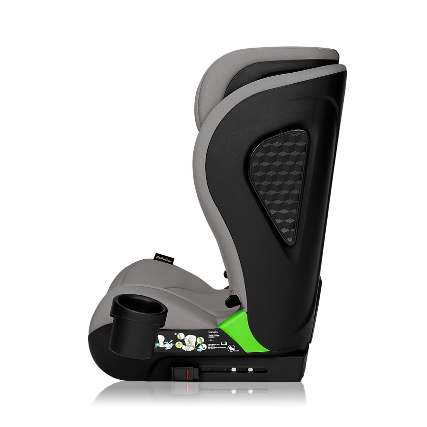 Lionelo - laste turvatool NEAL i-Size 100-150 cm betoonhall