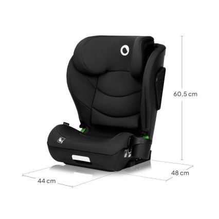Lionelo - laste turvatool NEAL i-Size 100-150 cm Black Carbon