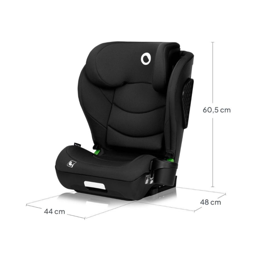 Lionelo - laste turvatool NEAL i-Size 100-150 cm Black Carbon