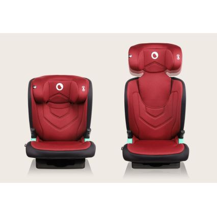 Lionelo - laste turvatool NEAL i-Size 100-150 cm burgundipunane