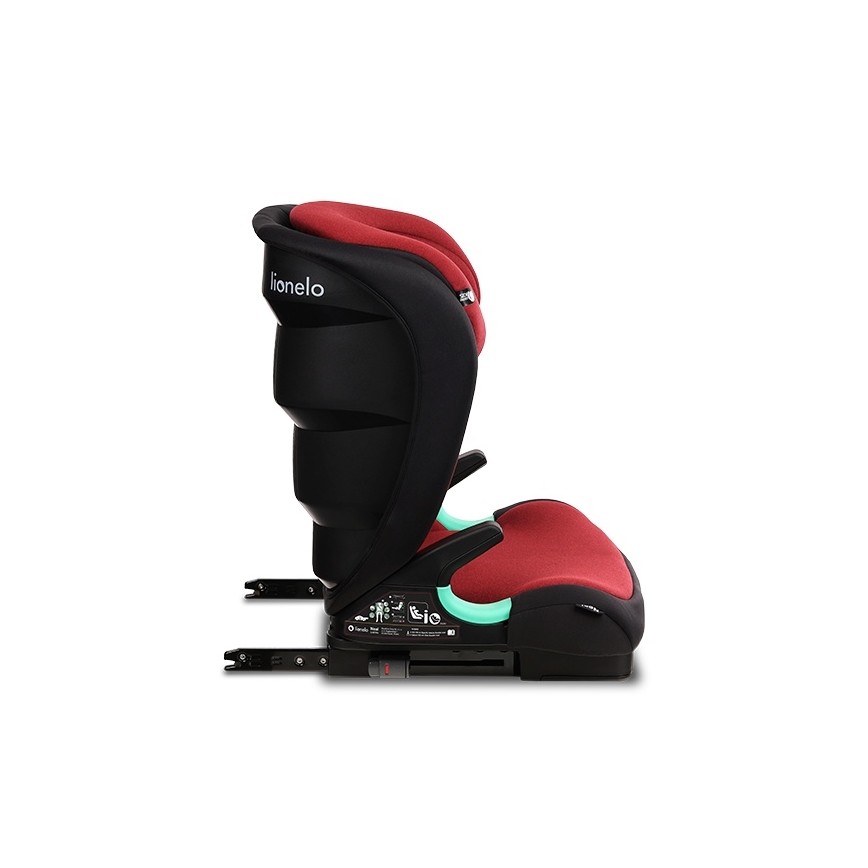Lionelo - laste turvatool NEAL i-Size 100-150 cm burgundipunane