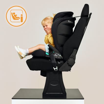Lionelo - Laste turvatool NEAL i-Size 100-150 cm must onüks