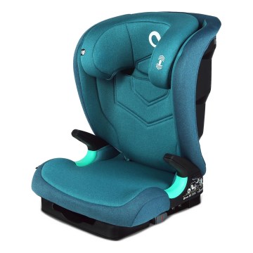 Lionelo - Laste turvatool NEAL i-Size 100-150 cm roheline türkiis