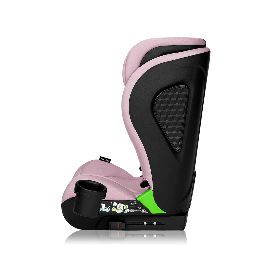 Lionelo - Laste turvatool NEAL i-Size 100-150 cm roosa-lilla