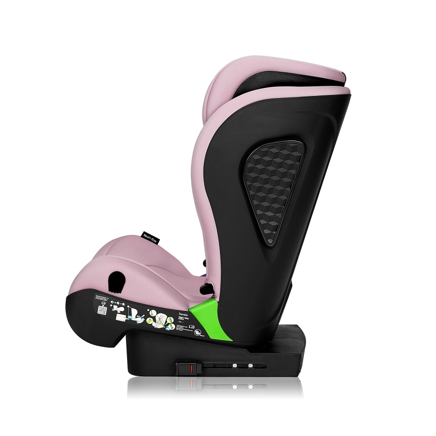 Lionelo - Laste turvatool NEAL i-Size 100-150 cm roosa-lilla