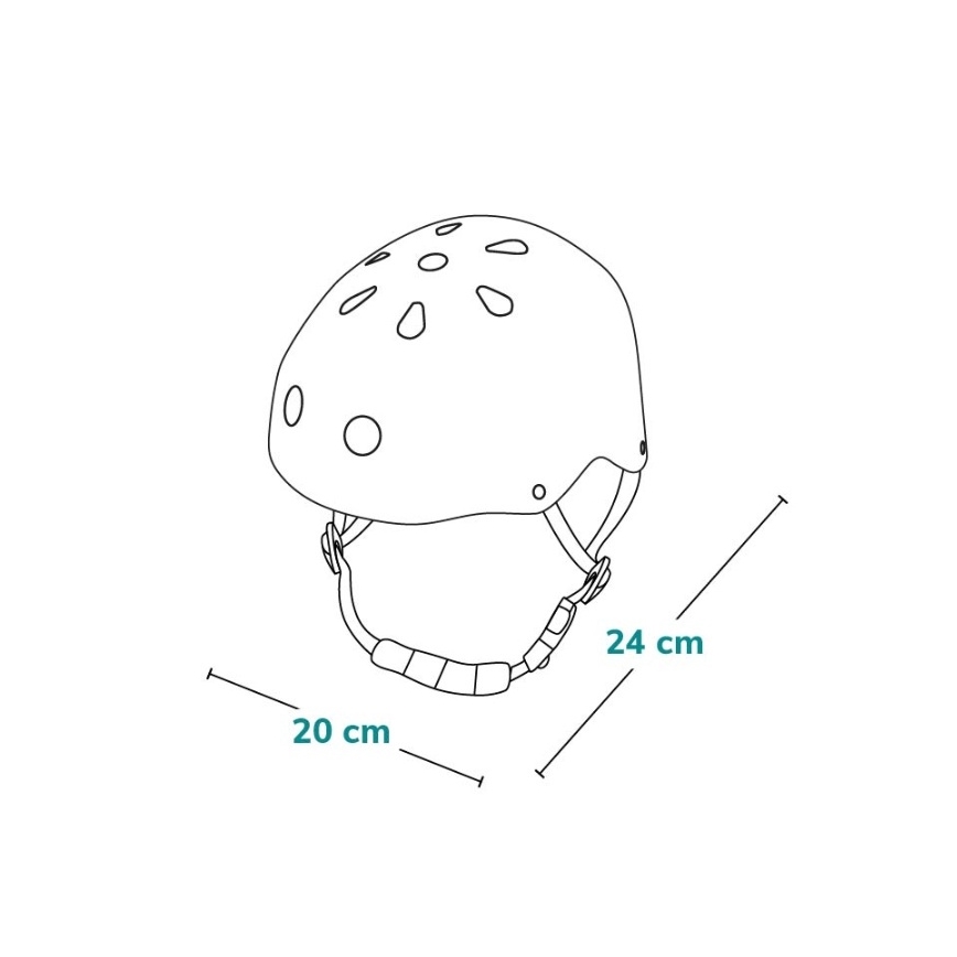 Lionelo - Lastekiiver HELMET Pink Rose