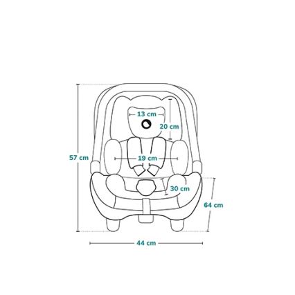 Lionelo - LEMMY i-Size lapse turvatool 40-87 cm, hall