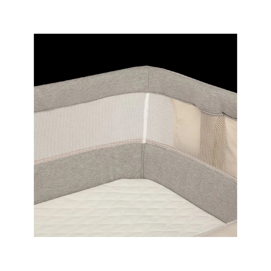 Lionelo - LEONIE 3-ühes beebivoodi, hall/beež