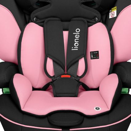 Lionelo - LEVI i-Size autos turvatool 76-150 cm Pink Baby