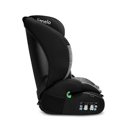 Lionelo - LEVI i-Size laste turvatool 76-150 cm must-hall