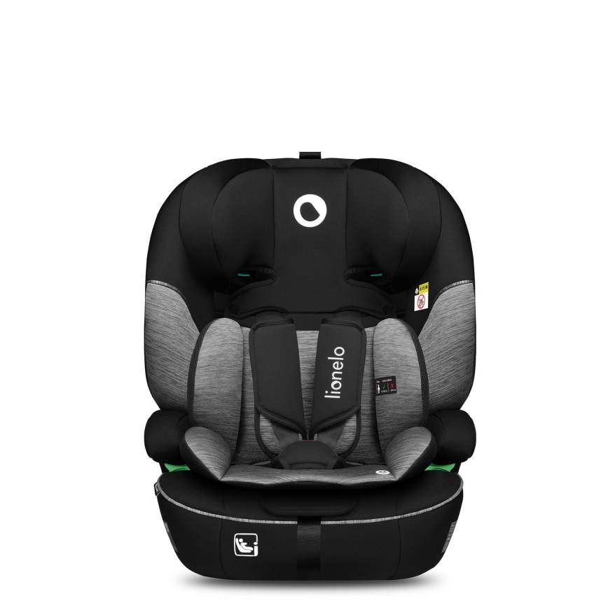 Lionelo - LEVI i-Size turvatool 76-150 cm must/hall