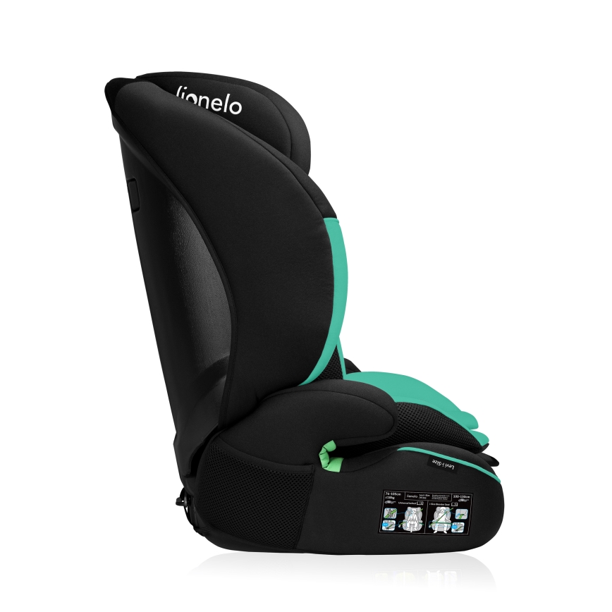 Lionelo - LEVI i-Size turvatool 76-150 cm Smaragdroheline