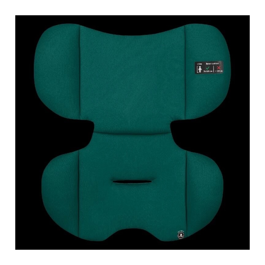 Lionelo - LEVI ONE i-Size laste turvatool 76-150 cm must/roheline