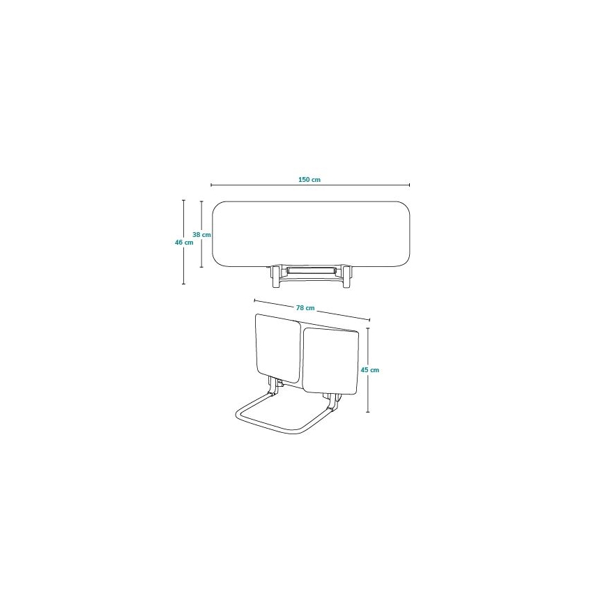 Lionelo - LORA XL voodipiire tumehall