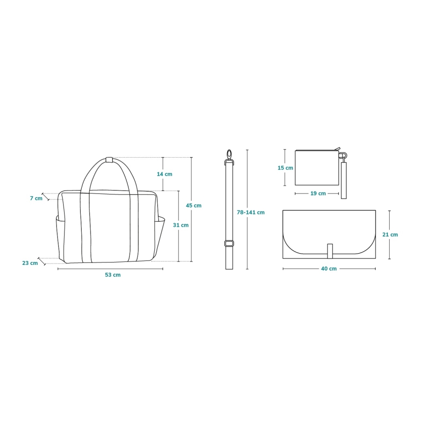 Lionelo - mähkimiskott vankrile IDA Betoonhall