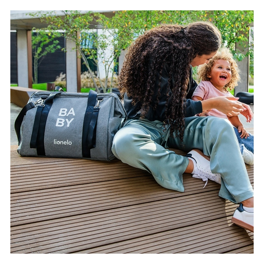 Lionelo - Mähkmekott vankrile IDA betoonhall