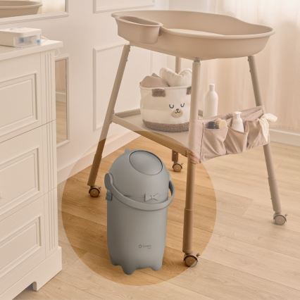 Lionelo - Mähkmete prügikast PUREBIN 10 l hall