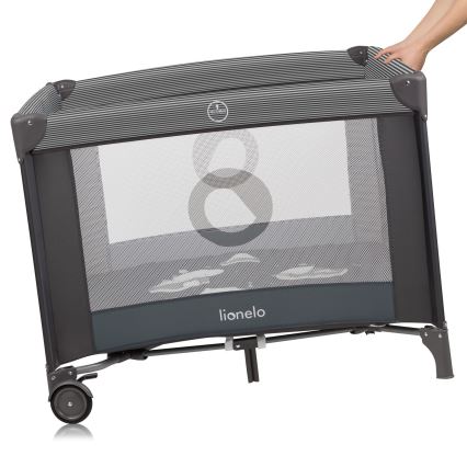 Lionelo - mänguaedik BONNIE, hall, skandinaaviastiilne