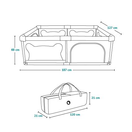 Lionelo - mänguait WILLOW beež